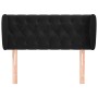 Kopfteil aus schwarzem Samt, 103 x 23 x 78/88 cm von , Kopf- und Fußteile - Ref: Foro24-3117524, Preis: 60,85 €, Rabatt: %