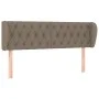Cabecero de tela gris taupe 147x23x78/88 cm de , Cabeceros y pies de cama - Ref: Foro24-3117482, Precio: 86,01 €, Descuento: %