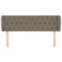 Taupe gray fabric headboard 147x23x78/88 cm by , Headboards and footboards - Ref: Foro24-3117482, Price: 86,01 €, Discount: %