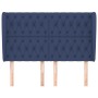 Headboard with blue fabric ears 147x23x118/128 cm by , Headboards and footboards - Ref: Foro24-3118296, Price: 116,16 €, Disc...