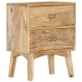 Nachttisch aus massivem Mangoholz, 40 x 35 x 55 cm von vidaXL, Nachttische - Ref: Foro24-286464, Preis: 132,93 €, Rabatt: %