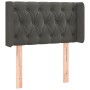 Dunkelgraues Samtkopfteil 83x16x78/88 cm von , Kopf- und Fußteile - Ref: Foro24-3119135, Preis: 52,26 €, Rabatt: %