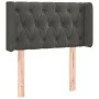 Dunkelgraues Samtkopfteil 83x16x78/88 cm von , Kopf- und Fußteile - Ref: Foro24-3119135, Preis: 51,16 €, Rabatt: %