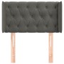 Dunkelgraues Samtkopfteil 83x16x78/88 cm von , Kopf- und Fußteile - Ref: Foro24-3119135, Preis: 52,26 €, Rabatt: %