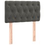 Dark gray velvet headboard with LED 80x7x78/88 cm by , Headboards and footboards - Ref: Foro24-3121979, Price: 45,75 €, Disco...