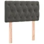 Dark gray velvet headboard with LED 80x7x78/88 cm by , Headboards and footboards - Ref: Foro24-3121979, Price: 48,10 €, Disco...