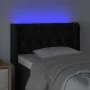 Kopfteil aus schwarzem Samt mit LED 83x16x78/88 cm von , Kopf- und Fußteile - Ref: Foro24-3123604, Preis: 60,40 €, Rabatt: %