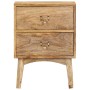 Nachttisch aus massivem Mangoholz, 40 x 35 x 55 cm von vidaXL, Nachttische - Ref: Foro24-286464, Preis: 132,93 €, Rabatt: %