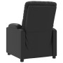 Sillón elevable cuero sintético negro