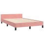 Rosa Samtbettgestell mit Kopfteil 120x200 cm von , Betten und Lattenroste - Ref: Foro24-3125994, Preis: 180,40 €, Rabatt: %