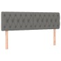 Box spring bed with dark gray fabric mattress 140x190 cm by , Beds and slatted bases - Ref: Foro24-3126478, Price: 486,14 €, ...