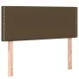 Box spring bed with dark brown fabric mattress 100x200 cm by , Beds and slatted bases - Ref: Foro24-3129612, Price: 318,77 €,...