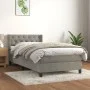 Cama box spring con colchón terciopelo gris claro 80x200 cm de , Camas y somieres - Ref: Foro24-3131105, Precio: 302,11 €, De...