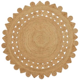 Alfombra Marrón Ø 210 cm yute