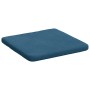 Cojines para asiento 4 pcs Azul 40 x 40 x 3 cm Terciopelo