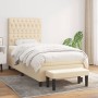 Boxspringbett mit cremefarbener Stoffmatratze 90x200 cm von , Betten und Lattenroste - Ref: Foro24-3136810, Preis: 397,00 €, ...