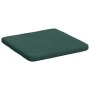 Cojines para asiento 4 pcs Verde oscuro 40 x 40 x 3 cm
