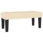 Cama box spring con colchón tela color crema 90x200 cm de , Camas y somieres - Ref: Foro24-3136810, Precio: 390,03 €, Descuen...
