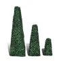 Set of 3 Boxwood Pyramids Artificial Topiary by vidaXL, artificial flora - Ref: Foro24-41622, Price: 72,32 €, Discount: %