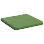Cojines para asiento 4 pcs Verde claro 40 x 40 x 3 cm