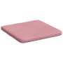 Cojines para asiento 4 pcs Rosa 40 x 40 x 3 cm Terciopelo