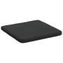 Cojines para asiento 4 pcs Negro 40 x 40 x 3 cm Terciopelo