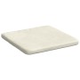 Cojines para asiento 4 pcs Crema 40 x 40 x 3 cm Terciopelo