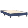 Box spring bed with blue fabric mattress 120x200 cm by , Beds and slatted bases - Ref: Foro24-3139887, Price: 389,08 €, Disco...