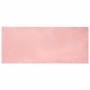 Alfombra de Piel Sintética de Conejo Rosa 80 x 200 cm Poliéster