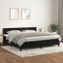 Cama box spring con colchón terciopelo negro 200x200 cm de , Camas y somieres - Ref: Foro24-3141325, Precio: 568,62 €, Descue...