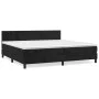 Boxspringbett mit schwarzer Samtmatratze 200x200 cm von , Betten und Lattenroste - Ref: Foro24-3141325, Preis: 578,28 €, Raba...
