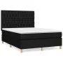 Boxspringbett mit schwarzer Stoffmatratze 140x190 cm von , Betten und Lattenroste - Ref: Foro24-3142571, Preis: 466,26 €, Rab...