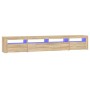 TV-Schrank mit LED-Leuchten Sonoma-Eiche 240x35x40 cm von , TV-Möbel - Ref: Foro24-3152724, Preis: 150,85 €, Rabatt: %