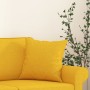 Decorative cushions 2 units light yellow fabric 40x40 cm by , Cushions - Ref: Foro24-349476, Price: 22,11 €, Discount: %