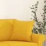Decorative cushions 2 units light yellow fabric 40x40 cm by , Cushions - Ref: Foro24-349476, Price: 22,00 €, Discount: %