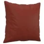 Decorative cushions 2 pcs red red synthetic leather 40x40 cm by , Cushions - Ref: Foro24-349483, Price: 22,19 €, Discount: %