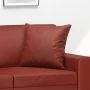 Decorative cushions 2 pcs red red synthetic leather 40x40 cm by , Cushions - Ref: Foro24-349483, Price: 22,19 €, Discount: %
