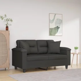 Decorative cushions 2 pcs dark gray microfiber fabric 40x40 cm by , Cushions - Ref: Foro24-349497, Price: 22,83 €, Discount: %
