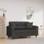 Decorative cushions 2 pcs dark gray microfiber fabric 40x40 cm by , Cushions - Ref: Foro24-349497, Price: 22,83 €, Discount: %