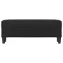 Black synthetic leather bench 100x35x41 cm by , Banks - Ref: Foro24-349415, Price: 57,45 €, Discount: %