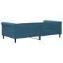 Sofá cama terciopelo azul 100x200 cm de , Camas y somieres - Ref: Foro24-354250, Precio: 194,06 €, Descuento: %