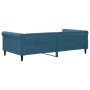 Sofá cama terciopelo azul 100x200 cm de , Camas y somieres - Ref: Foro24-354250, Precio: 204,24 €, Descuento: %