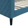 Sofá cama terciopelo azul 100x200 cm de , Camas y somieres - Ref: Foro24-354250, Precio: 194,06 €, Descuento: %