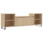 Mueble para TV madera contrachapada roble Sonoma 160x35x55 cm de , Muebles TV - Ref: Foro24-831351, Precio: 95,54 €, Descuent...