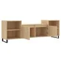 TV-Schrank aus Sonoma-Eichensperrholz, 160 x 35 x 55 cm von , TV-Möbel - Ref: Foro24-831351, Preis: 94,34 €, Rabatt: %