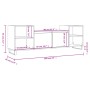 TV-Schrank aus Sonoma-Eichensperrholz, 160 x 35 x 55 cm von , TV-Möbel - Ref: Foro24-831351, Preis: 95,63 €, Rabatt: %
