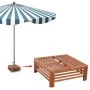 Cubierta para base de sombrilla de madera de vidaXL, Accesorios para sombrillas - Ref: Foro24-41449, Precio: 61,20 €, Descuen...