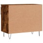 Schuhschrank aus geräuchertem Eichensperrholz, 70 x 36 x 60 cm von , Schuhregale und Schuhorganisatoren - Ref: Foro24-831441,...