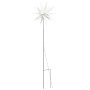 Weihnachts-LED-Lampe und faltbarer weißer Erdspieß 57 cm von , Weihnachtsbeleuchtung - Ref: Foro24-356191, Preis: 31,27 €, Ra...