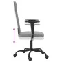 Light Gray Fabric Office Chair by , Office chairs - Ref: Foro24-353017, Price: 77,54 €, Discount: %